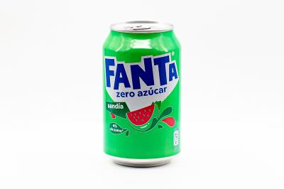 Напиток безалкогольный газированный Fanta Sandia zero azucar 330 мл