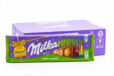 Молочный шоколад Milka с цельным фундуком 270 гр