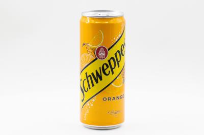 Напиток безалкогольный сильногазированный Schweppes Orange 330 ml ж/б