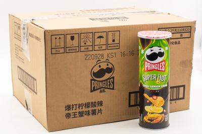 Чипсы Pringles со вкусом лимона и краба 110г