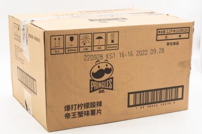 Чипсы Pringles со вкусом лимона и краба 110г