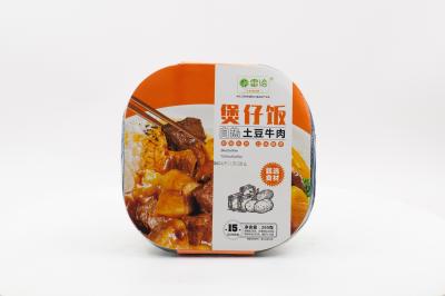 Рис саморазогревающийся LeiQia с говядиной и картофелем 265 г