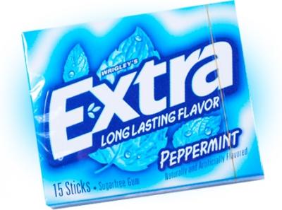 Жевательная резинка Wrigley Extra Peppermint 48 гр